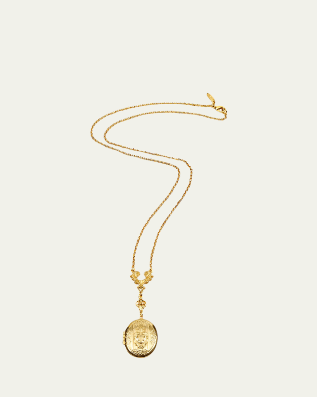 Oval Locket Necklace
